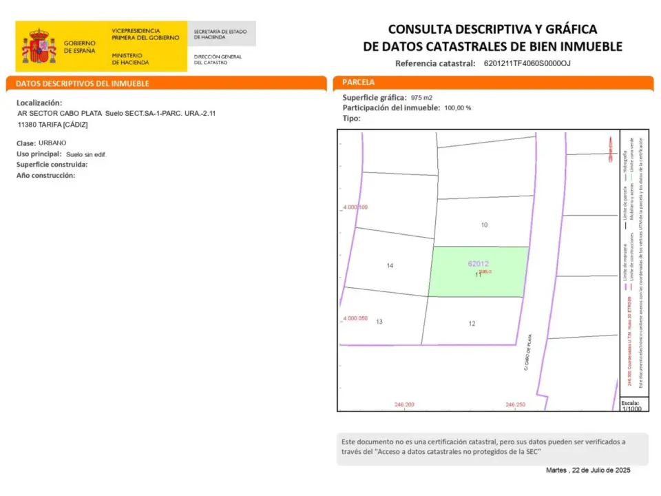 Imagen 6 de Plot in Urb. Atlanterra in new Residential area, C/ Cabo de Plata